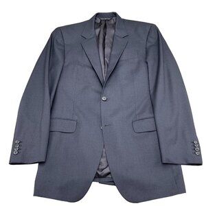 Coppley 1883 Blazer Men 44 Gray 160s Worsted Wool Dragonfly Supreme‎ Suit Jacket
